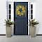Glitzhome® 23" Eco-Friendly Oversized Faux Concrete Square Fluted Pot Planters, 2ct.
